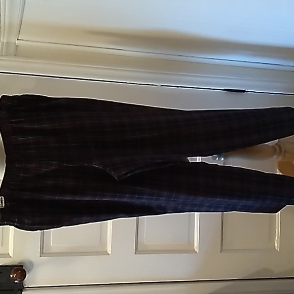 Alfred Dunner 12 plaid pants pockets - Picture 1 of 3